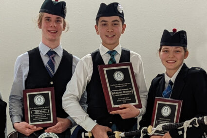 BCPA piper wins Balmoral Classic Invitational for 2nd year in a row.